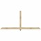 Ekena Millwork Eugene Rough Sawn Timber Gable Bracket, Douglas Fir, 96"W x 44"H x 4"D x 4"F, 11/12 Pitch GBW096X44X0404EUG00RDF - alternate 1